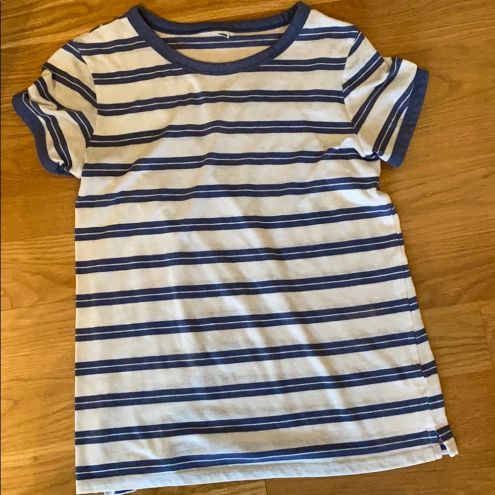 Blue Striped Old Navy T-Shirt